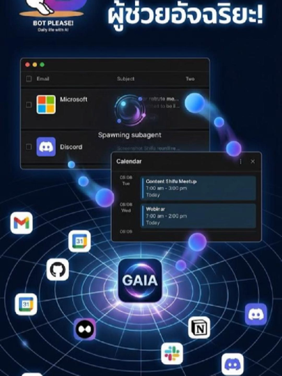 ใครที่อยากได้ AI Assistant แบบจริงจัง ไม่ใช่แค่พิมพ์ถามตอบทั่วไป อันนี้น่าสนใจครับ วันนี้ผมลองใช้ GAIA หรือ “ไจอา” ซึ่งเ